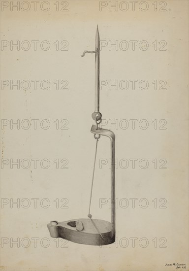 Betty Lamp, c. 1936. Creator: James M. Lawson.