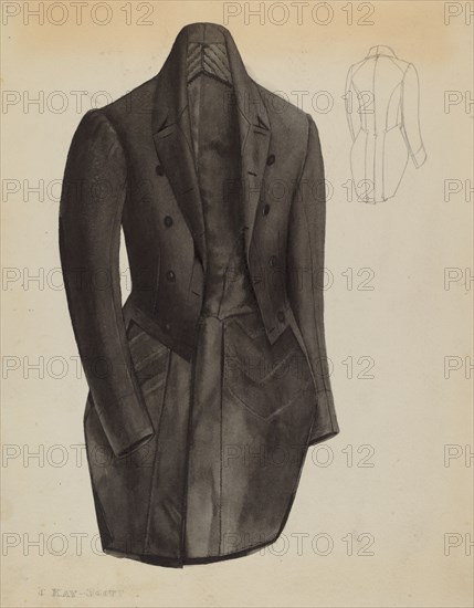 Tail Coat, c. 1937. Creator: Creighton Kay-Scott.