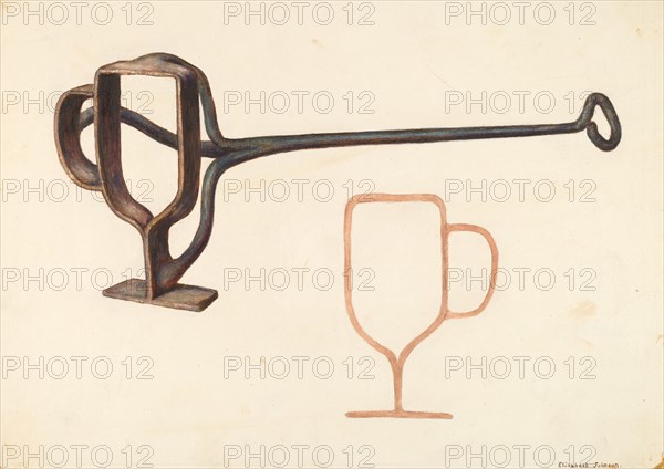 Branding Iron, c. 1942. Creator: Elizabeth Johnson.