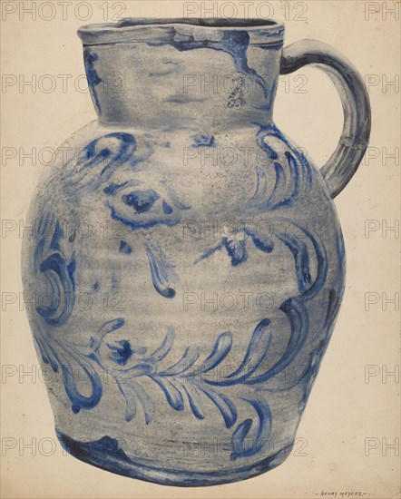 Jug, 1935/1942. Creator: Henry Meyers.