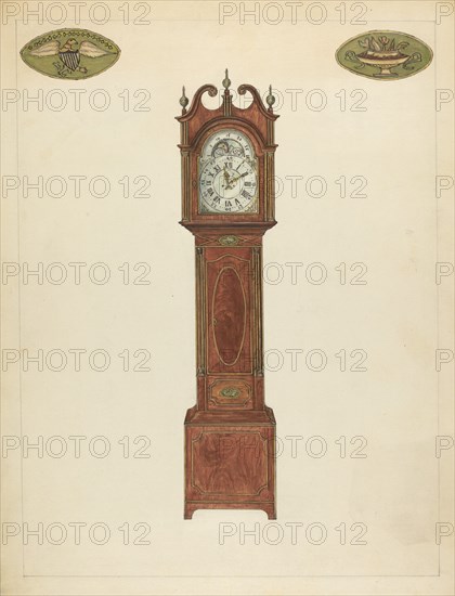 Grandfather Clock, c. 1935. Creator: Nicholas Gorid.