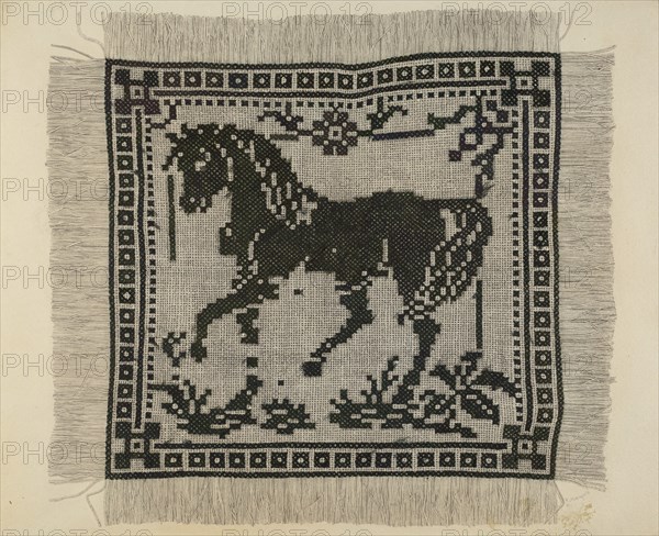 Sampler, c. 1937. Creator: Raymond Manupelli.