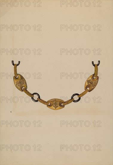 Necklace, c. 1938. Creator: Katherine Hastings.