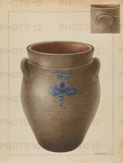 Crock, c. 1936. Creator: Nicholas Amantea.