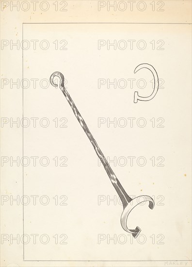 Branding Iron, c. 1936. Creator: J.Henry Marley.