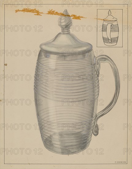 Mug, 1935/1942. Creator: Philip Johnson.