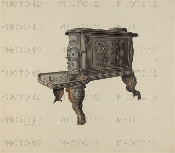 Stove, 1938. Creator: Albert Geuppert.