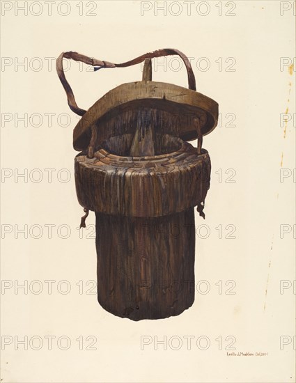 Bucket, c. 1939. Creator: Leslie Macklem.