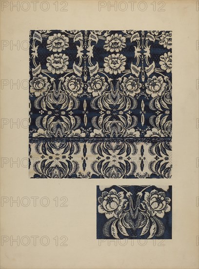 Coverlet, c. 1939. Creator: Henry Moran.