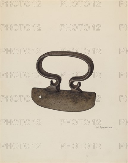 Chopping Knife, c. 1940. Creator: Nicholas Amantea.