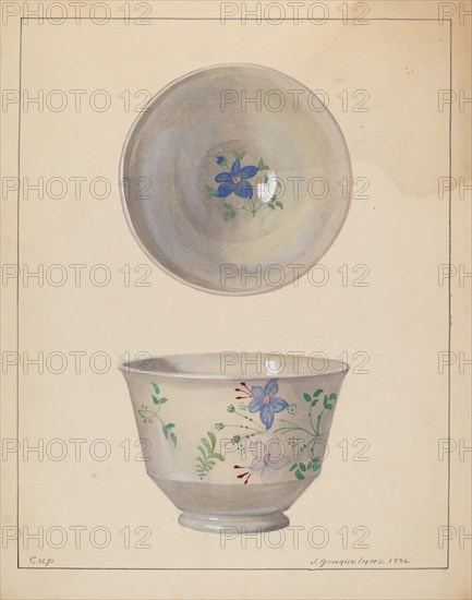 Tea Cup, 1936. Creator: J. Howard Iams.