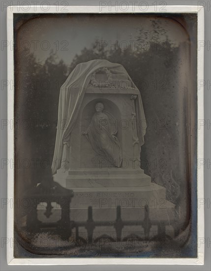 Untitled (Mt. Auburn Cemetery, Cambridge, Massachusetts), 1850. Creators: Albert Sands Southworth, Josiah Johnson Hawes.