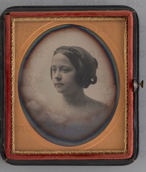 Untitled (Portrait of Girl), 1860. Creators: Albert Sands Southworth, Josiah Johnson Hawes.
