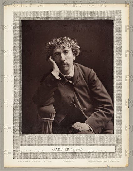 Charles Garnier (French architect, 1825-1898), 1876/84. Creator: Antoine-Samuel Adam-Salomon.