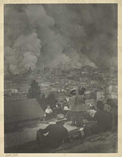San Francisco Earthquake, April 1906. Creator: Arnold Genthe.