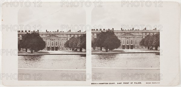 Hampton Court, East Front of Palace, 1860s. Creator: Unknown.