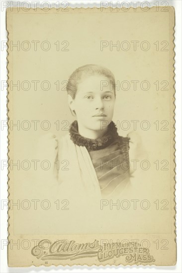 Portrait of Edith Wonsen, 1880-1899. Creator: Unknown.