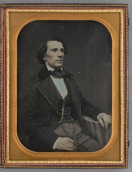 Untitled (Portrait of a Seated Man), 1855. Creator: Rufus Anson.