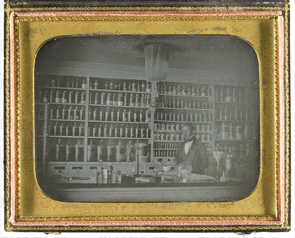 S. P. Peck Apothecary, c. 1850. Creator: Unknown.