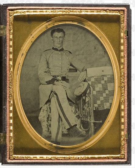 Untitled (Confederate Officer), 1860s. Creator: Unknown.