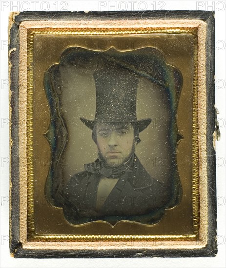 Untitled (Man in Top Hat), 1845/65. Creator: Unknown.