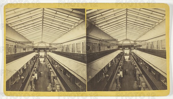 Interior of Arcade, Providence, R.I., 1875/99. Creator: Unknown.