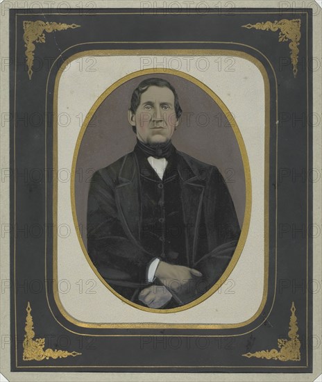 Untitled (Portrait of a Man), c. 1850. Creator: Unknown.