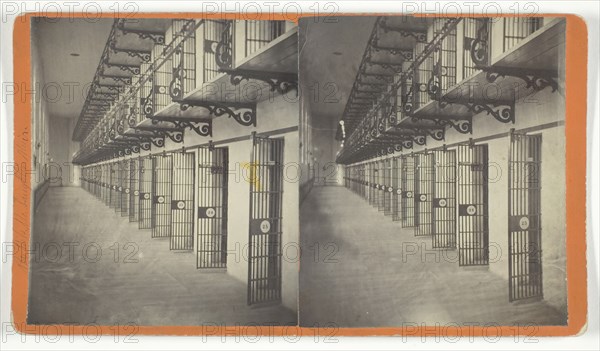 Untitled [interior of a prison, 1875/99.  Creator: Unknown.