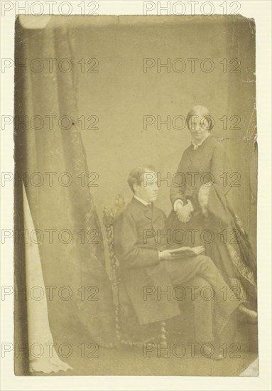 Mr. and Mrs. Craik, 1865/75. Creators: Unknown, Benjamin Mulock.
