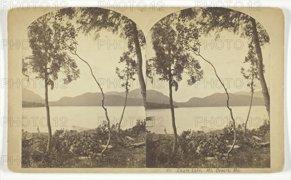 Eagle Lake, Mt. Desert, Me., late 19th century. Creator: B. Bradley.