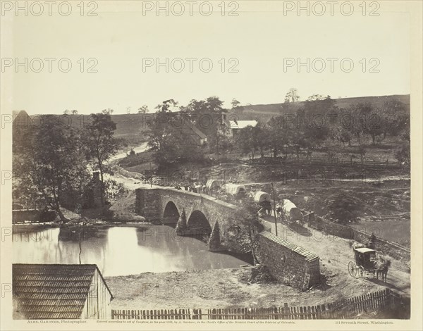 Antietam Bridge, Maryland, September 1862. Creators: Barnard & Gibson, George N. Barnard, James F. Gibson.