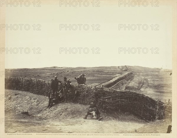 Fortifications on Heights of Centreville, Virginia, March 1862. Creators: Barnard & Gibson, George N. Barnard, James F. Gibson.