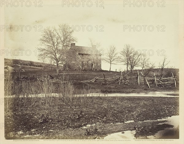Mathew's House, Battle-field of Bull Run, March 1862. Creators: Barnard & Gibson, George N. Barnard, James F. Gibson.