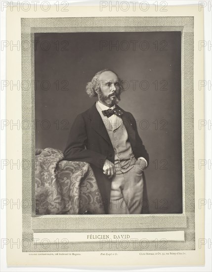 Félicien David [French composer], 1875/76.  Creator: Bertall et Cie.