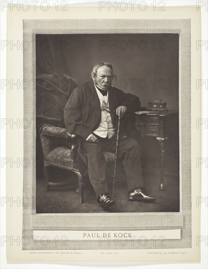 Paul De Kock, 1875/77. Creator: Bertall.