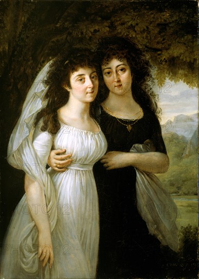 Portrait of the Maistre Sisters, 1796. Creator: Antoine-Jean Gros.