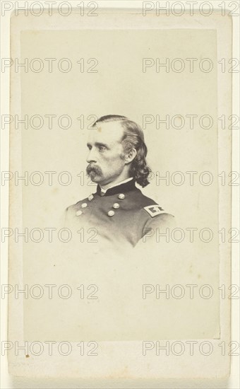General George Armstrong Custer, 1860/76. Creators: Brady's National Photographic Portrait Galleries, Matthew Brady.