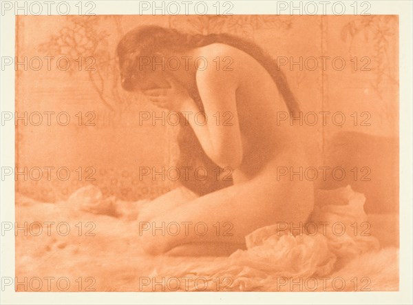 Weeping Magdalen, c. 1897. Creator: Charles I. Berg.