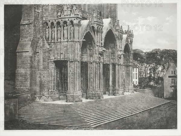 Cathedrale de Chartres, 1856 or 1857. Creator: Charles Nègre.