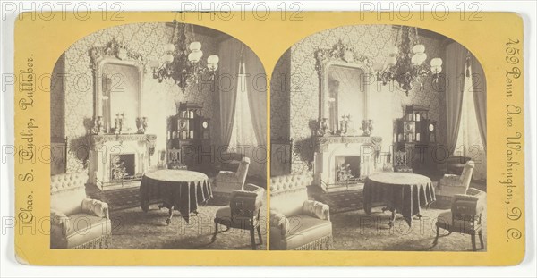Green Room, White House, late 19th century. Creator: Charles. S. Cudlip.