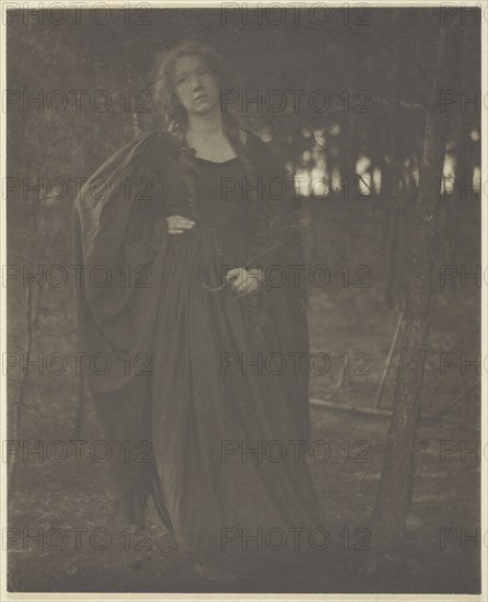 Untitled [woman in the woods], 1901/05.  Creator: Clarence H White.