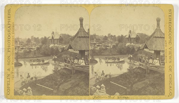 Jefferson Park, Chicago, c. 1873. Creator: Copelin & Son.