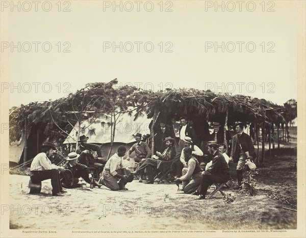 A Fancy Group, in Front of Petersburg, August 1864. Creator: David Knox.