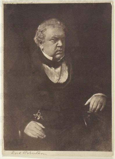 Lord Robertson, 1843/46, printed 1890/1900. Creators: David Octavius Hill, Robert Adamson, Hill & Adamson.