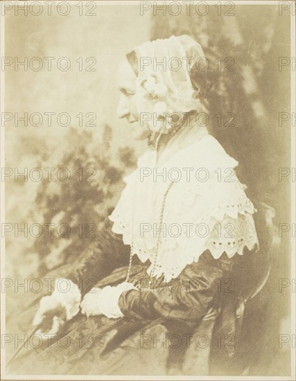 Portrait of Mrs. Rigby, 1844. Creators: David Octavius Hill, Robert Adamson, Hill & Adamson.