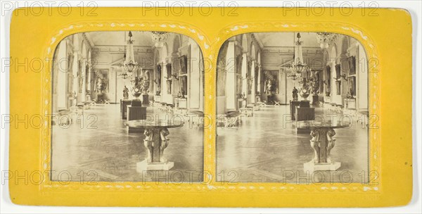 Untitled [ornate interior with chandeliers], 1875/99.  Creator: Deposé.