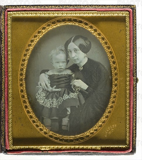Untitled [woman and child], 1844/64.  Creator: E. Jacobs.