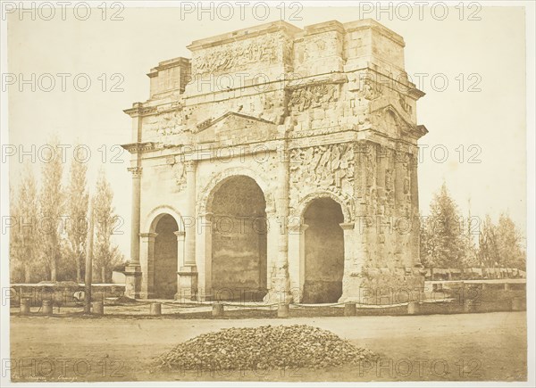 Arc Antique a Orange, 1853. Creator: Edouard Baldus.