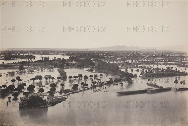 Avignon (Flood of 1856) (Avignon [Inondation de 1856]), 1856. Creator: Edouard Baldus.