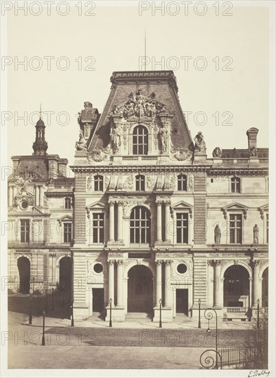 Les Tuileries, 1855/57. Creator: Edouard Baldus.
